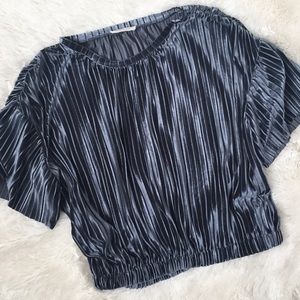Anthropologie Sophie Rue Crushed Velvet Blouse